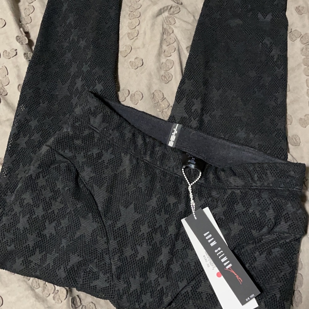 ADAM SELMAN SPORT NWT FRENCH CUT LEGGINGS